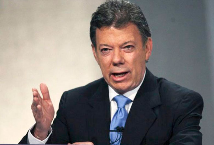 Presidente de Colombia Juan Manuel Santos.