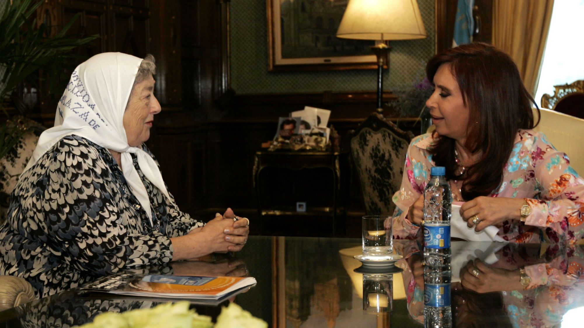 Hebe de Bonafini y Cristina Fernández de Kirchner