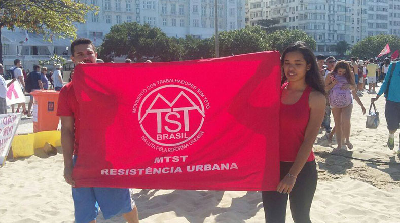 Movimiento de los Trabajadores sin Techo protestaron en Copacabana