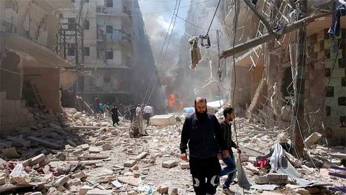 Los bombardeos han devastado la ciudad de Alepo.
