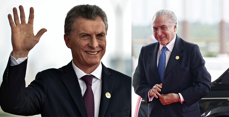 Macri saluda a Temer en la cumbre del G-20 como una demostración de su buena voluntad para con su Gobierno.