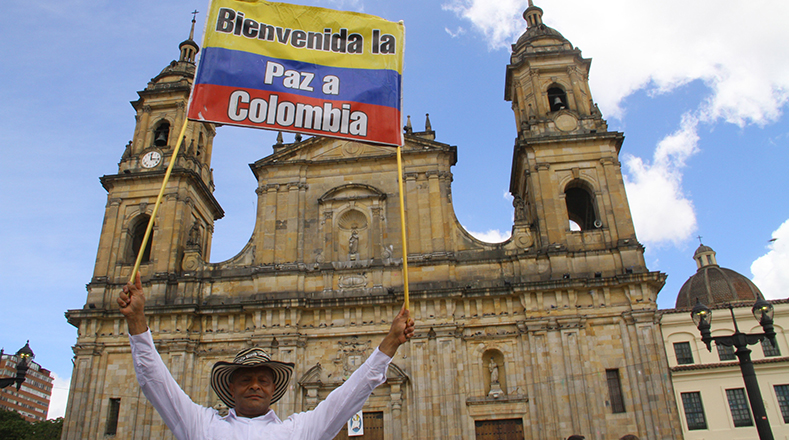 Colombianos dicen sí a la paz.