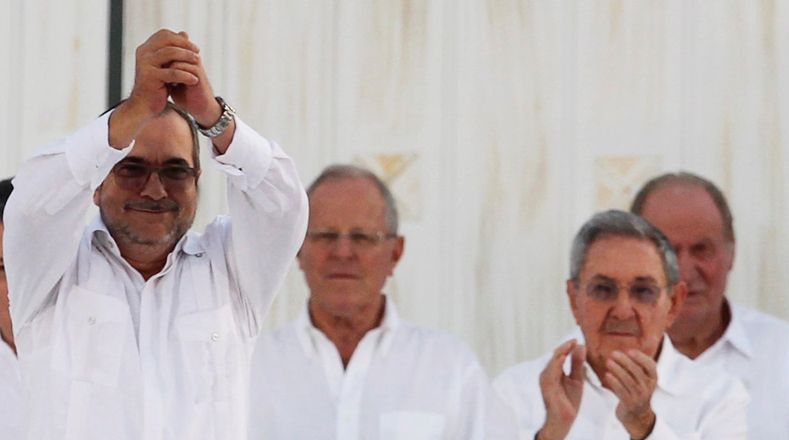 Timochenko llegó a Cuba luego de participar en la X Conferencia de las FARC-EP y de firmar el acuerdo final de paz.