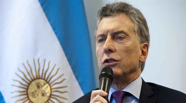 El presidente derechista Mauricio Macri fracasó ante el parlamento.