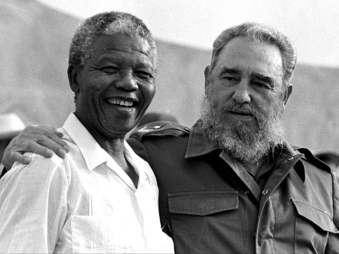 Nelson Mandela y Fidel Castro compartían los ideales de igualdad e independencia.