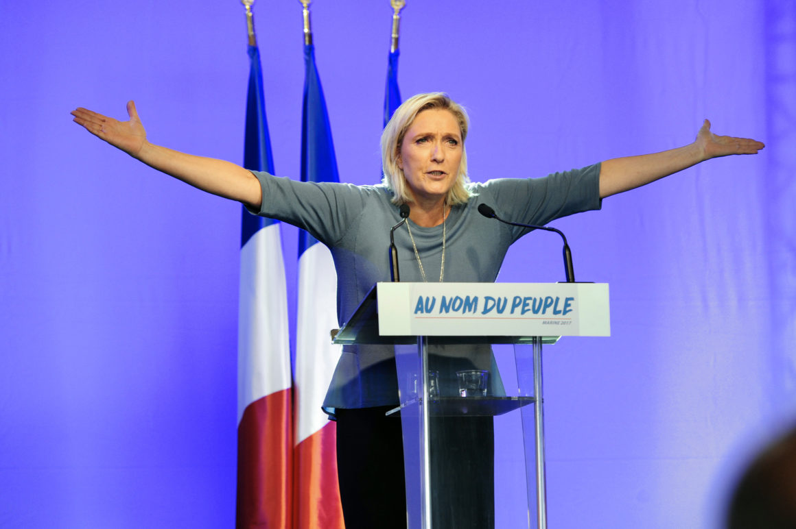 Marine Le Pen es candidata a las presidenciales francesas de abril de 2017.
