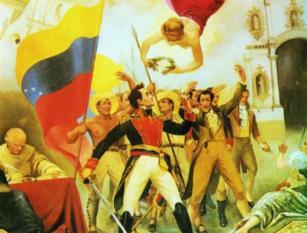 En 1816 Simón Bolívar asume la jefatura de las fuerzas patriotas.