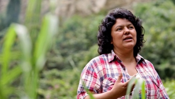Berta Caceres, líder indígena asesinada en 2016.