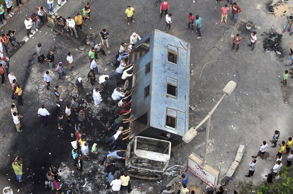 Tras el desalojo se produjo la muerte de149 personas, entre ellos 43 funcionarios policiales. (Foto: EFE)