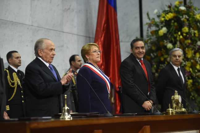 Bachelet ofreció la última cuenta pública de su período de gobierno.