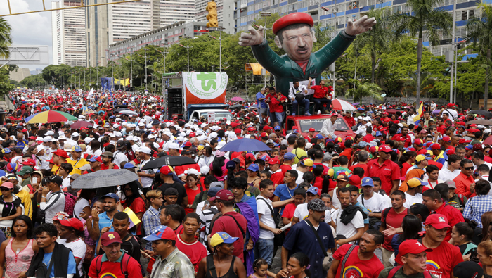 El pueblo venezolano muestra su apoyo a los principios de la Revolución Bolivariana