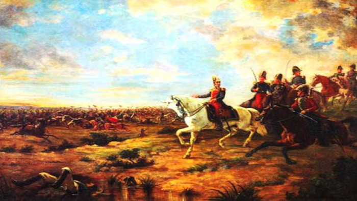 El combate militar fue librado durante la guerra de emancipación contra la monarquía española.