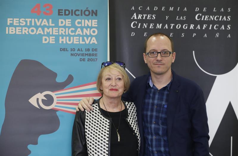 La directora de la Academia de Cine, Yvonne Blake, y el director del Festival Iberoamericano de Cine de Huelva, Manuel H. Martín, dieron el anuncio.