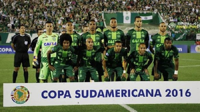 El Chapecoense por primera vez estaría en una final internacional, luego de haber ascendido a la primera división en el 2014.