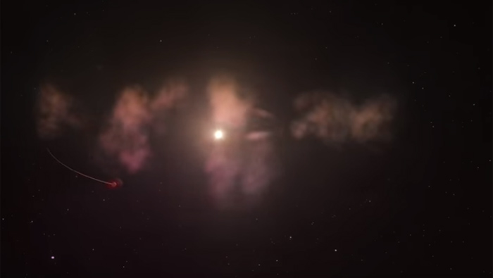 La futura estrella gigante destruye a los exoplanetas que orbitan alrededor de ella.