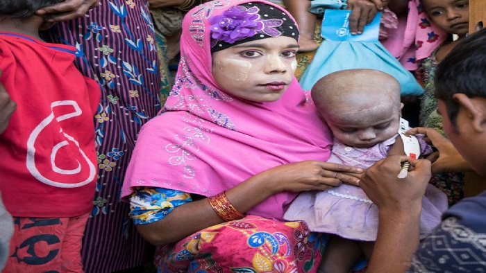 Miles de niños se ven afectados por malnutrición y violencia por el conflicto ético-religioso en Myanmar.