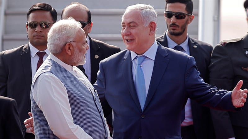 El viaje de Netanyahu es la primera visita en 15 años de un primer ministro israelí al país asiático.