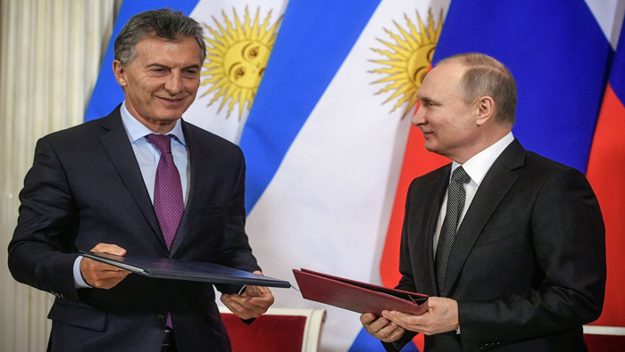 Mauricio Macri dejó abierta una invitación a Vladimir Putin para que visite a Argentina en una próxima oportunidad