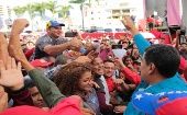 Venezolanos marchan en Caracas para conmemorar el 23 de enero