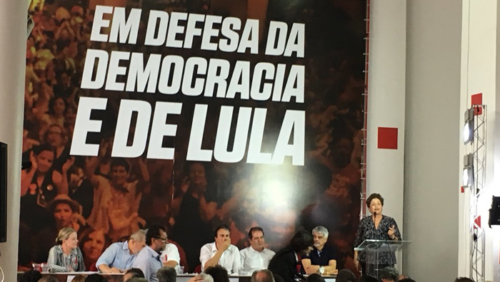 La mandatario constitucional destacó que no tienen nada que decir contra Lula.