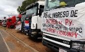 "El presidente de la República está detrás de ésto", señaló uno de los dirigentes sindicales del gremio de camioneros.