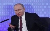 "La parte rusa se pronunció por evitar cualquier paso que pueda llevar para todos a una nueva y peligrosa escalada bélica en la región", dijo Vladímir Putin.