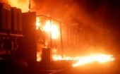 "En estos momentos están tratando de sofocar las llamas", informó el funcionario.