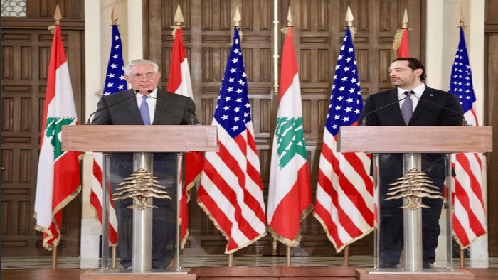 Rex Tillerson se reunió con el primer ministro del Líbano Saad Hariri sin concretar ningún acuerdo entorno al conflicto con Israel.