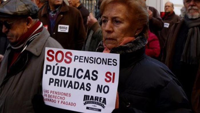 Los sindicatos españoles exigen al Gobierno de Mariano Rajoy asumir el compromiso de la negociación para garantizar pensiones suficientes.