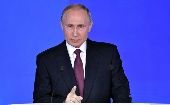 Putin llamó a aumentar en 10 años el PIB en un 50 por ciento.
