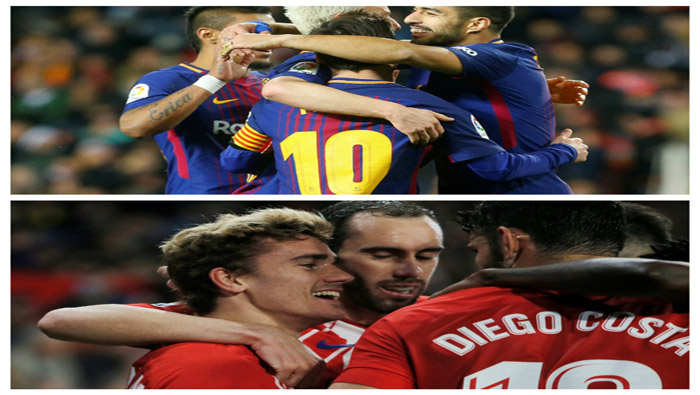 Los atacantes Messi y Griezmann encabezan a sus respectivos equipos.