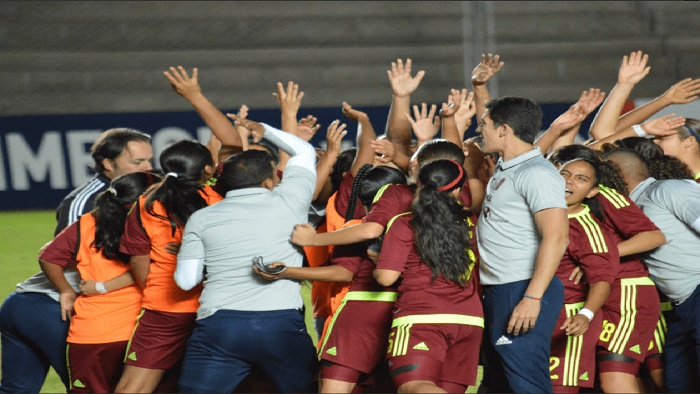 La sub-17 femenina de Venezuela lideró el partido desde el inicio.