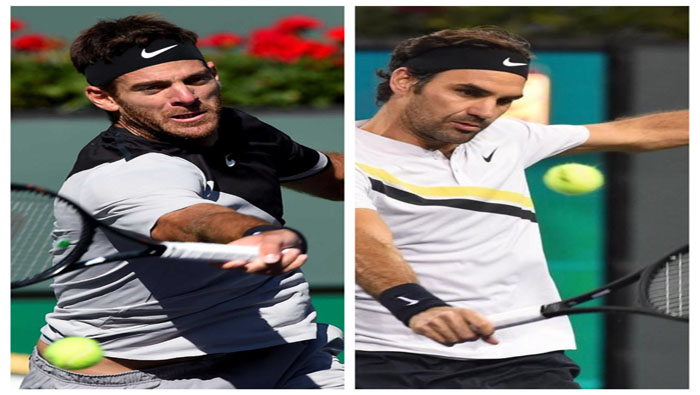 Ambos tenistas han jugado 24 veces. Federer (d) ganó en 18 de ellas.