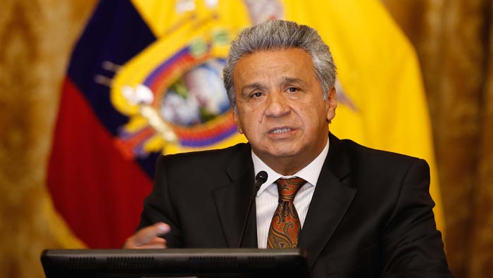 El presidente Lenín Moreno marcó su separación de algunas estrategias políticas aplicadas durante el Gobierno de su antecesor Rafael Correa.