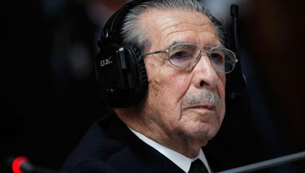 Ríos Montt fue acusado formalmente de genocidio y crímenes contra la humanidad.