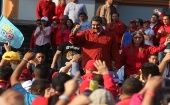 El mandatario reiteró el compromiso de cumplir con la meta de los diez millones de votos, impulsada por el comandate Hugo Chávez.