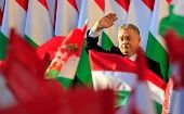 Orbán alcanzó 134 escaños en el Parlamento. 