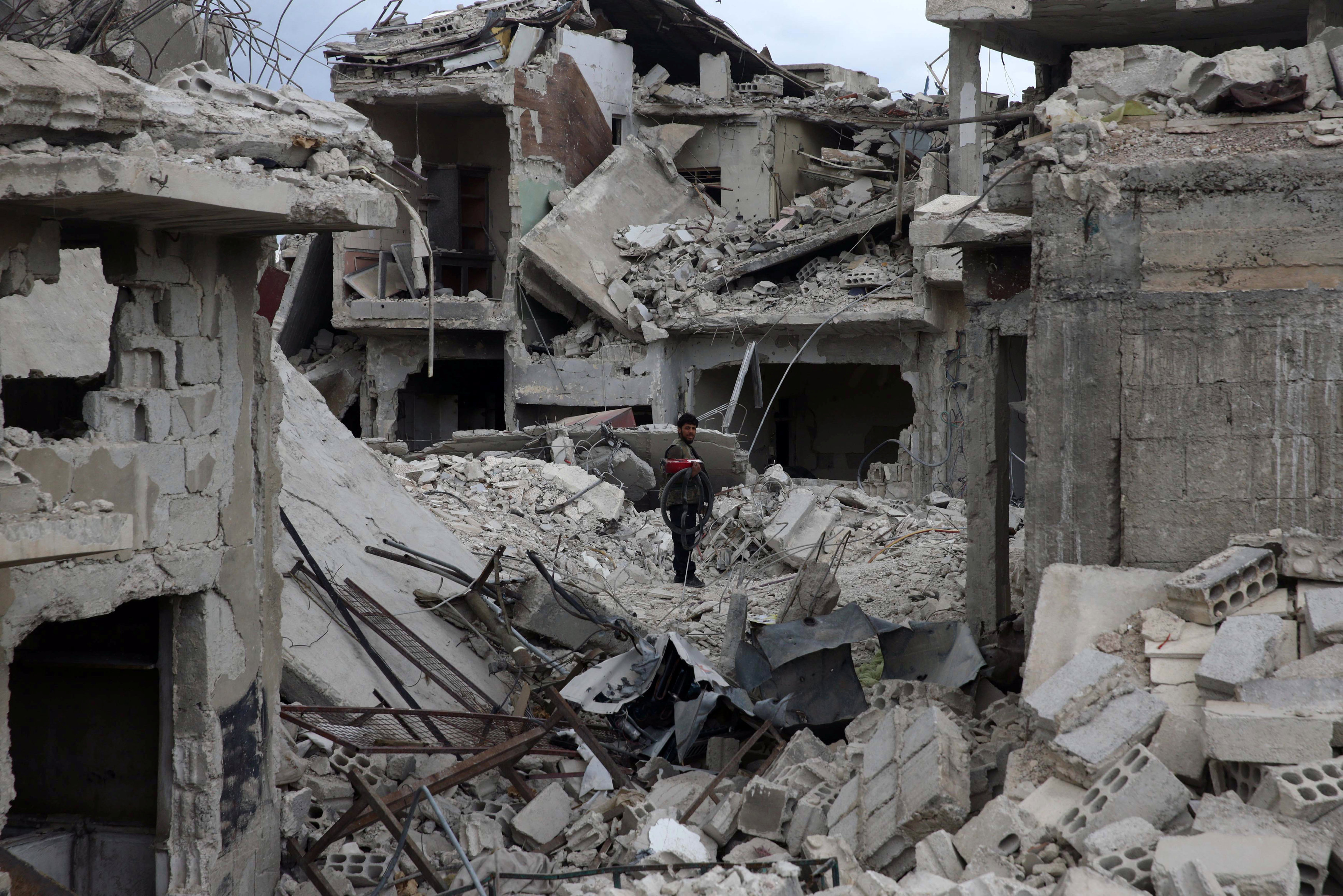 Los últimos barrios de la ciudad de Duma están controlados por el Ejército sirio.