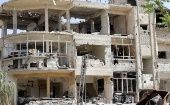 Tropas del Ejército sirio encontraron bombas de humo provenientes de Reino Unido y cloro alemán en la ciudad siria de Duma. 