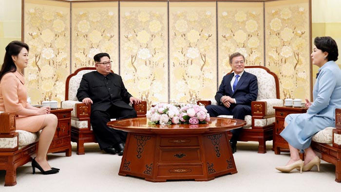 El 27 de abril los mandatarios de Corea del Norte y Corea del Sur sostuvieron un encuentro en el que pactaron la desnuclearización de la península.