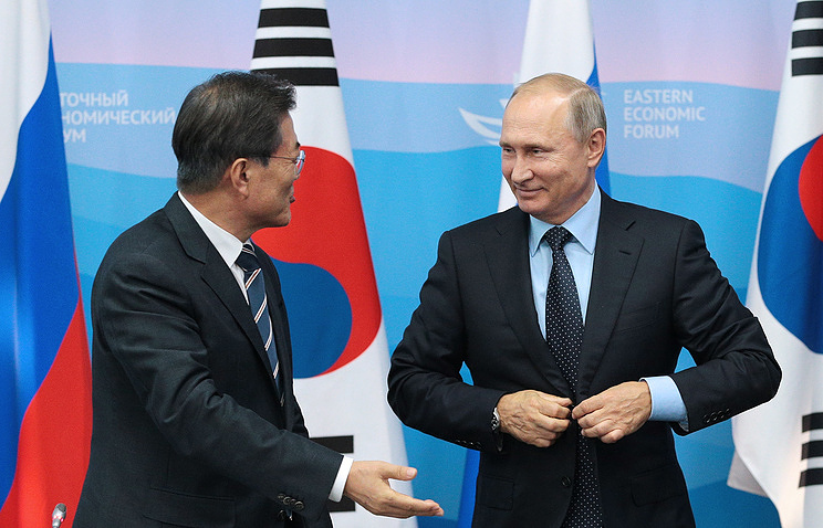 El presidente ruso y surcoreano sostuvieron una comunicación telefónica este domingo.