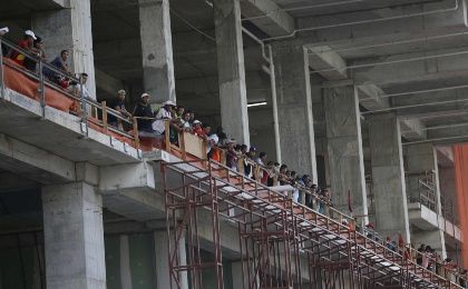 Se calcula que entre 90 mil y 140 mil trabajadores panameños de la construcción están de brazos caídos.  