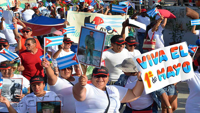 Millones de cubanos están convocados a asistir a las actividades en conmemoración al Día Internacional de los Trabajadores.