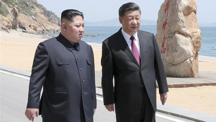 El presidente chino Xi Jinping se reunió con su homólogo norcoreano Kim Jong un en el noreste de China entre el 7 y 8 de mayo.