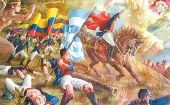 La Batalla de Pichincha fue llevada a cabo por venezolanos y ecuatorianos contra tropas españolas.