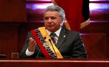 Lenín Moreno anunció ante la Asamblea Nacional sus pretensiones de impulsar y mejorar las políticas económicas de Ecuador.  