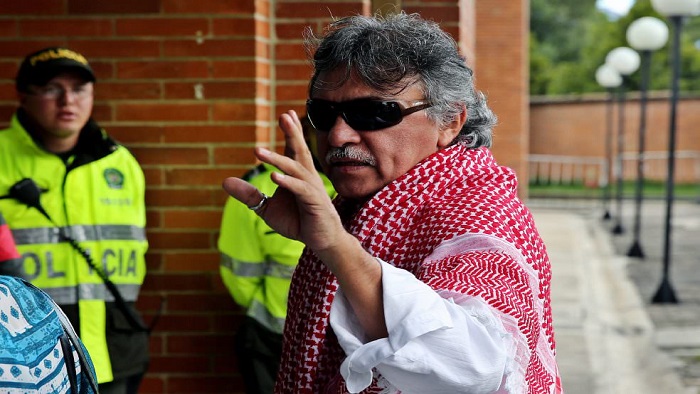 Santrich fue detenido el pasado 9 de abril en su residencia en Bogotá, Colombia.