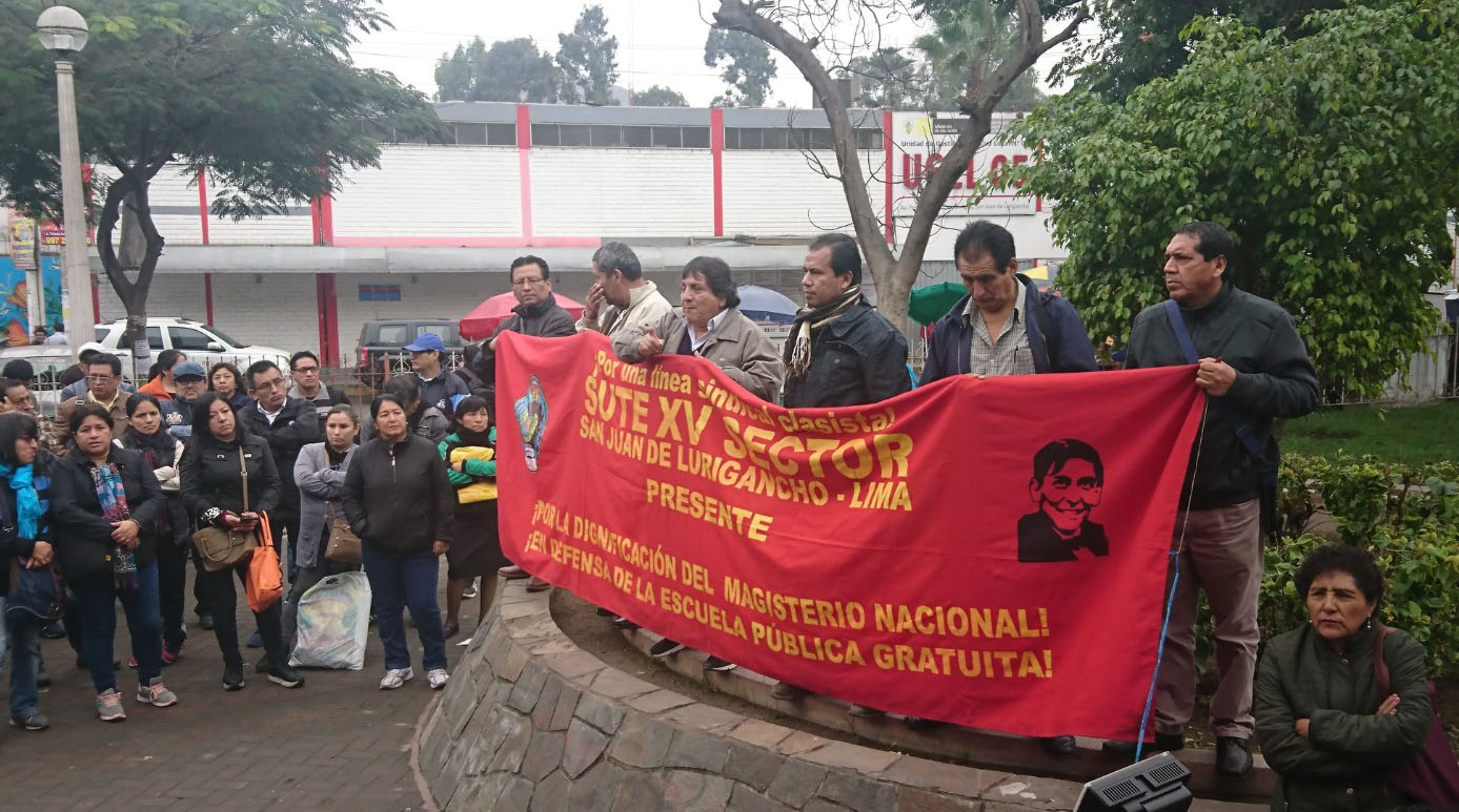 Este martes el Ministerio de Educación de Perú anunció el descuento salarial a los docentes que acaten el paro.