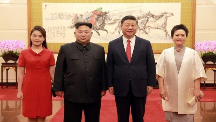 Durante su encuentro con el mandatario chino, Kim Jong-un reiteró su disposición a 