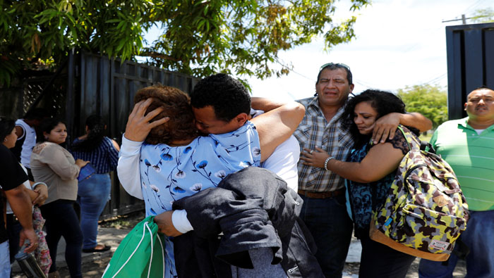 Hondureños deportados el mes pasado desde Estados Unidos.